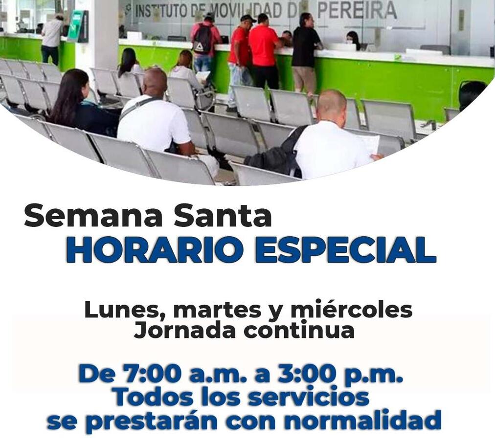 Horario Semana Santa
